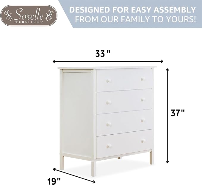 SORELLE FURNITURE Baby Bundle 4-Piece Nursery Set - Image 5