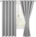 Grommet Blackout Curtains for Bedroom, 60 x 72 Inches, Window Drapes Living by Hiasan