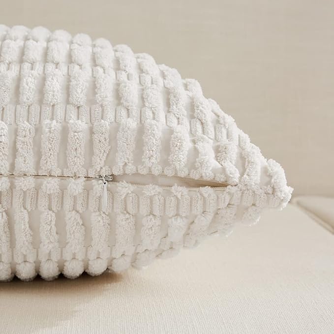 Fancy Homi 4 Packs Decorative Throw Pillow Covers - Image 3