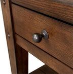 Pemberly Row Transitional Wood Chair Side Table, 26 in H x 18 in W x 18 in D - Image 8