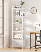 Furologee 6 Tier Bookshelf, Tall Shelf - Image 6