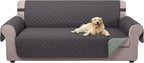 U-NICE HOME Reversible Sofa Cover or Dogs, Dark Grey/Light Grey | 68''Couch by U-NICEHOME