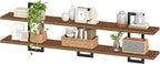 HOOBRO Floating Shelves, 15 Inch Wall Shelf Set of 3, Wall Mounted Storage - Image 8