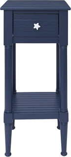 Linon Raleigh Navy Small Accent Table - Image 7