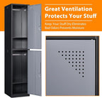 Metal Locker with 2 Doors - Image 4