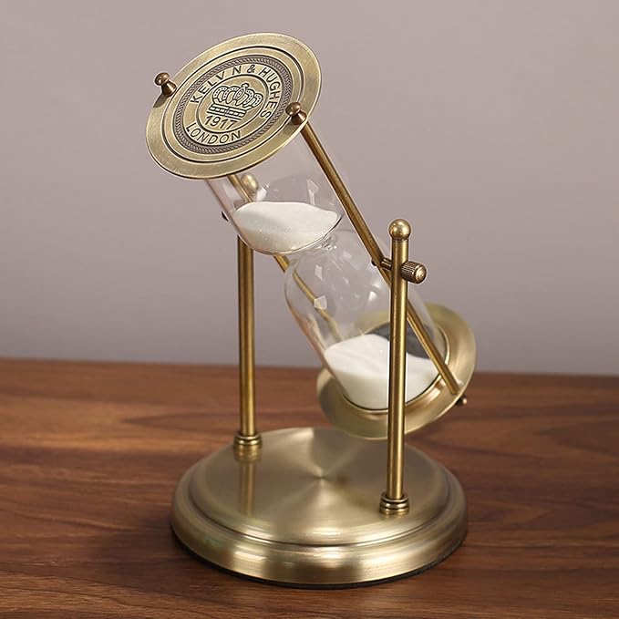 Embossed Golden Hourglass Timer by NIUASH