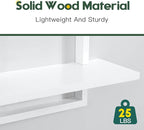 PHOENANCEE Square Wall Shelf, Framed Floating Shelves Set of 2, Decorative - Image 7
