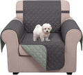 U-NICE HOME Reversible Recliner Chair Covers, Dark Grey/Light Grey | by U-NICEHOME