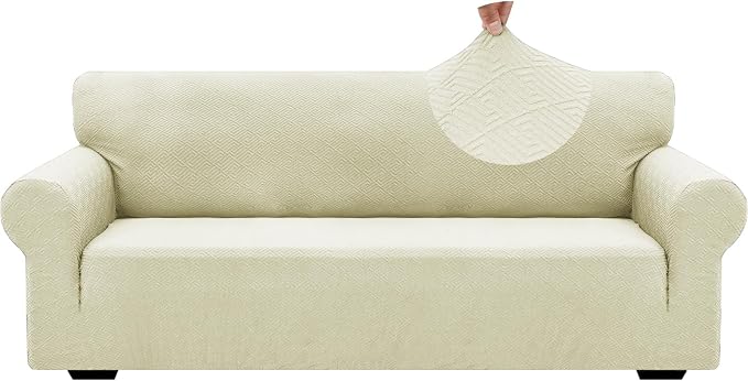 ZNSAYOTX 1 Piece Jacquard Couch Covers by ZNSAYOTX