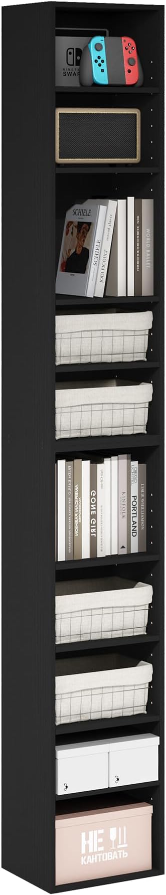 Furinno PASIR Book Shelf, 10-Tier Bookshelf, Bookcase by Furinno-FitsYourSpaceFitsYourBudget
