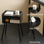 MaxSmeo Nightstand, Mid Century Modern Side Table Bedroom - Image 4