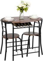 VINGLI 3 Piece Dining Set, Small Kitchen Table Set - Image 2