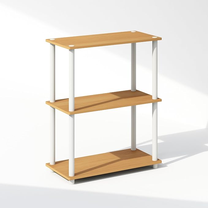 Furinno Turn-N-Tube Book Shelf, 3-Tier Bookshelf, Bookcase by Furinno-FitsYourSpaceFitsYourBudget