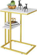 Easy Paws C Shaped End Table, Small Side Table by Easy+Paws