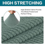 Turquoize 2 Piece Chair Covers Chair Slipcovers - Image 5
