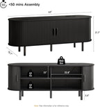 ONBRILL 63" TV Stand with Power Outlet - Image 2