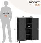 Homleke Farmhouse Bathroom Cabinet - Image 3