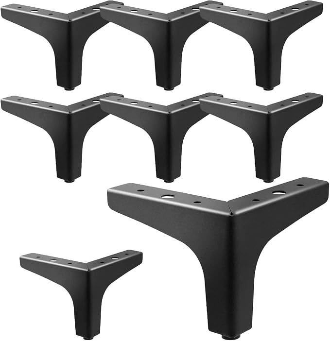 AODIOU Furniture Legs Modern Feet: Couch Legs Replacement Set of 8 by AODIOU