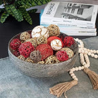 ANDALUCA Decorative Balls Orbs Bag (Red Gold) - Image 3