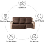Genina Waterproof Reclining Couch Cover 3 Seat, Recliner Sofa Covers Non-Slip - Image 9