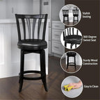 Hillsdale Savana Wood Kitchen Counter Height Stool, 29.5" High - Image 4