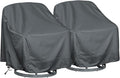 Outdoor Swivel Lounge Chair Cover 2 Pack, Fits to Lawn Patio Chairs, 420D by HI%C2%B7%C2%B7%C2%B7YOURCOVER
