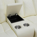 Power Recliner Sofa Set with LED Lights, Includes a Manual Recliner 1 Seat and - Image 6