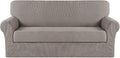 Turquoize Stretch Sofa Slipcover 2 Pieces Sofa Cover Couch Cover by Turquoize