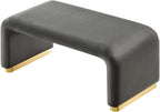 Modway EEI-6735-BRA-STG Koda Performance Velvet Waterfall Ottoman, Brass Storm - Image 6