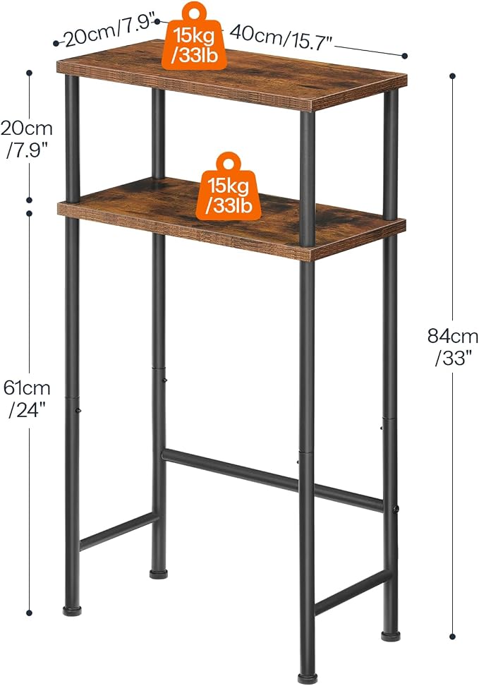 HOOBRO Narrow Console Table Set of 2 - Image 3