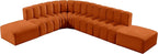 Meridian Furniture 103Cognac-S7A Arc Collection Modern | Contemporary Modular - Image 4