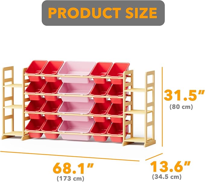 SpaceAid Toy Storage Organizer - Image 2