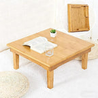 Folding Table, Japanese-Style Household Square Bamboo Tables, Computer Table by Unknown
