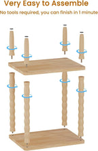 Solid Wood Side Table, Small Retro End Table, Narrow Couch Side Table - Image 8
