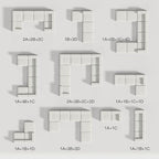 Novilla 106" Modular Sectional Sofa, Modern Cloud Sectional Couch - Image 5