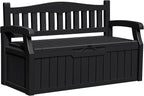 Greesum 80 Gallon Outdoor Storage Bench, Weather-Resistant Deck Box, Patio by BuynowfromGreesum
