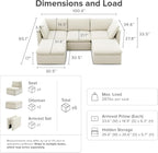 mopio Oversized Modular Sectional Sofa - Image 2