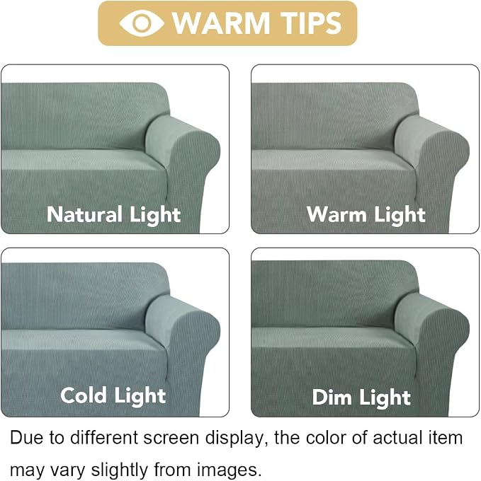 H.VERSAILTEX Slip Covers for Chair Stretching Skid Resistance Couch Cover for - Image 3