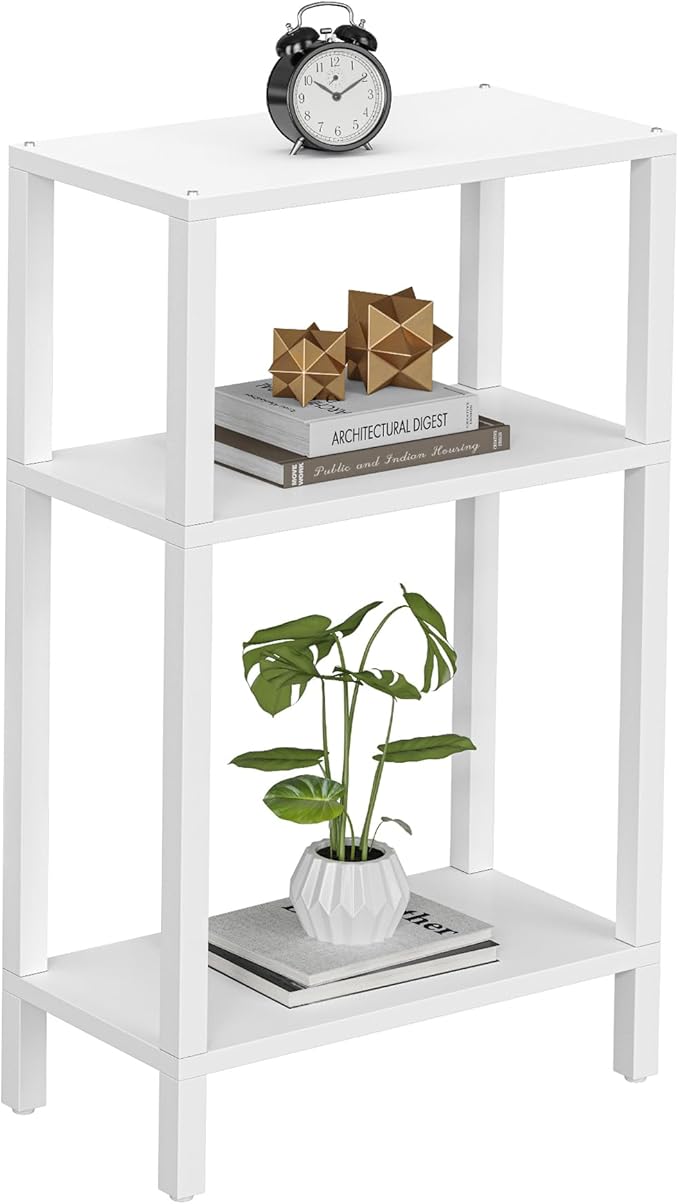 TUTOTAK Small Side Table, Narrow End Table, Skinny Sofa Table, Slim Nightstand by ChoosetutotakFurnitureBuildYourCozyHome