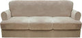 CUCRAF Cushion Sofa Cover 4 Piece Slipcovers, Soft Thick Velvet Couch Cover by CUCRAF