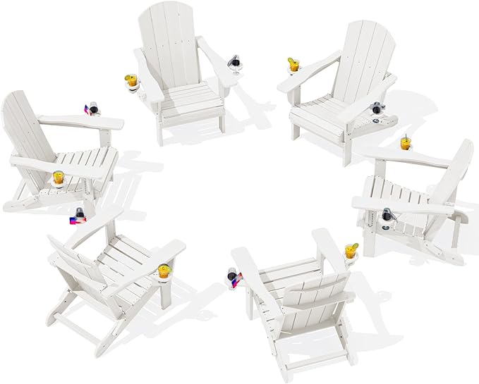 SERWALL Adirondack Chair with Cup Holders by SERWALL