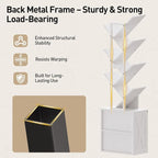 RALGEND Tree Bookshelf, 6 Tier Bookcase - Image 7