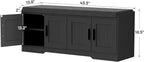 Homleke 2-Tier Storage Bench, Shoe Bench - Image 2