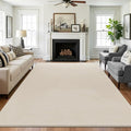 SHACOS Ultra Soft 6x9 Faux Rabbit Fur Rug by SHACOS