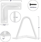 SMARTSTANDARD 4 Inch Heavy Duty Hairpin Furniture Legs, Metal Home DIY Projects - Image 2