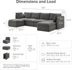 mopio Oversized Modular Sectional Sofa - Image 2