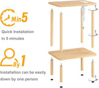 Apicizon 2 Tier End Table Set of 2, Small Side Table - Image 9