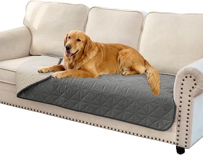 Ameritex Sofa Cover Waterproof for Seats Couch Cover for Dogs Pet Couch Cover - Image 5