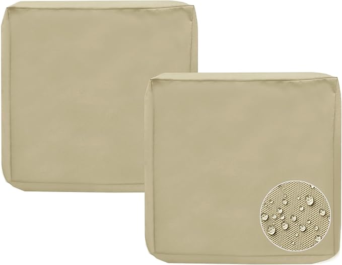 Sqodok Patio Furniture Cushion Covers Outdoor Cushion Covers Set of 2 by Sqodok