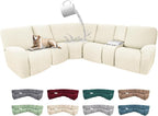 100% Waterproof Sectional Recliner Couch Covers by ROFASVCO